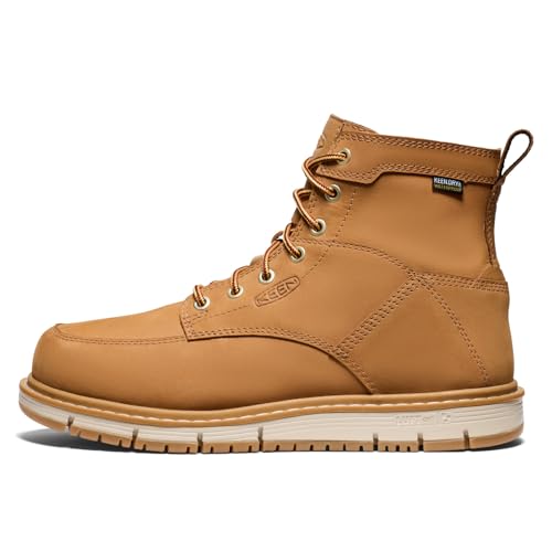 Image of KEEN Utility Men's San Jose 6 inch Soft Toe Waterproof Wedge Work Boots