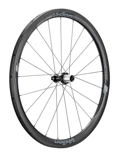 Vision 710-0058151030 TriMax Carbon 40 Juego de Ruedas de Carretera, Unisex Adulto, Negro, Talla única