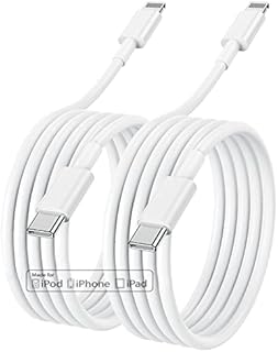 iPhone 13 Fast Charger Cable 1M 2Pack,[Apple MFi Certified]USB C to Lightning Cable for iPhone 13 Pro Max/12 mini/11 Pro/XS/XR/8 Plus/iPad/AirPod, Type C Port Support Quick iPhone Charging Lead 3 Foot