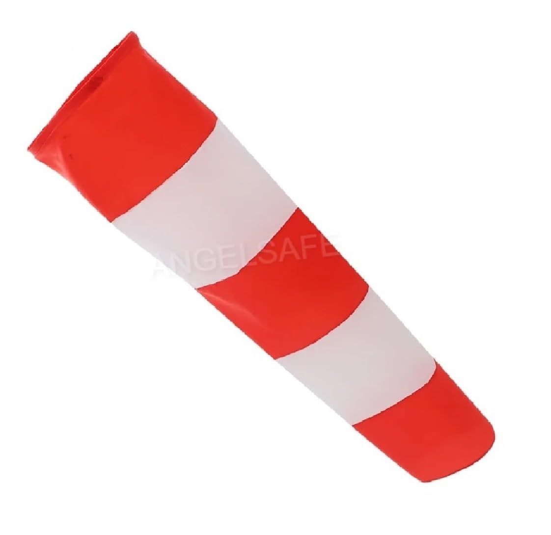 ANGELSAFE® Windsock Cloth Single Layer Cloth two Color Red & White (Pack of 1 Pcs)-image-10