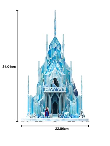 Maqueta de Frozen Disney 4D Build, puzzle interactivo de 73 piezas para montar en familia 7
