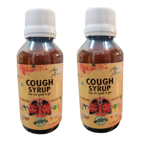 Ayur Amrit Ayurvedic Syrup for Cough and Cold/Natural Relief from Cough and Cold/Tulsi Yukt Copugh Syrup (Pack of 2, 200ml)-image-46