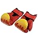 Tdoutop Boxing Gloves for Kids with Breathable Design for Sparring and Training, Red 7inch, as described