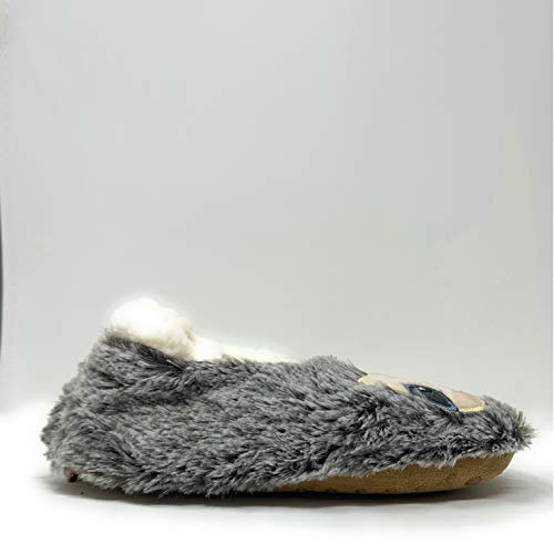 Women's Cozy Slippers, Oooh Yeah Sherpa Socks Funny Fluffy Fuzzy Animal Comfy Soft House Slippers (L, Sloth Steps) #TOP5