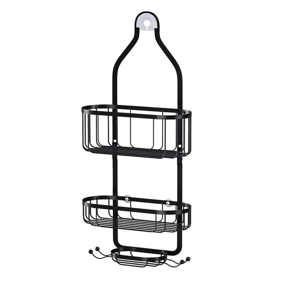 Shower Shelf Racks Bathroom Shelves Without Drilling Hanging Shower Organizer Over Head Shower Caddy Bathroom Storage Rack with
