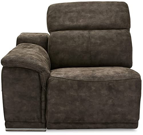 Ibbe Design Modul Sofa Braun Stoff 1 Sitzer mit Armlehne Rechts Elektrisch...