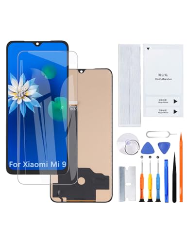 H&LYCYJ Pantalla de repuesto para Xiaomi Mi 9 TFT M1902F1G LCD pantalla LCD montaje con kit (sin huellas dactilares)