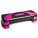 PRISP Step da Aerobica Personalizzabile 78cm, 3 Altezze (10/15/20cm), Compatto pedana Step Ideale per Ginnastica in casa e Allenamento Fitness; Stepper Aerobic; 78 x 28 cm