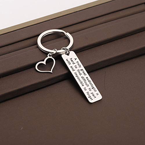 Image of CHOORO Audiology Audiologist Gift A Truly Great Audiologist is Hard to Find Keychain Audiology Gift
