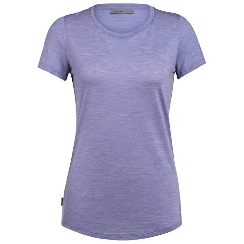 Icebreaker Sphere SS Low Crewe Shirt - Women's Orchid Heather, M