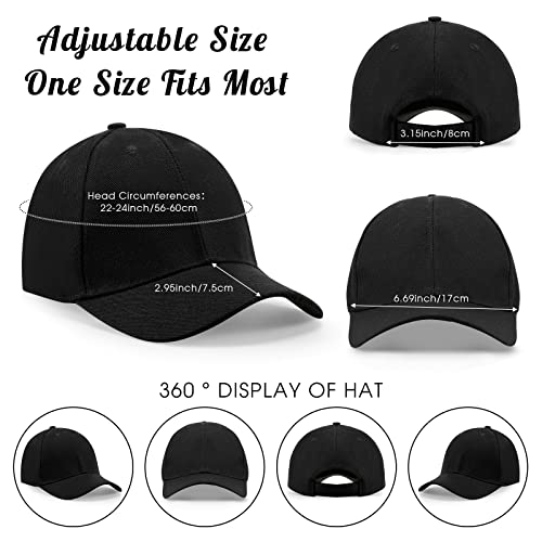 Coume 36 Pieces Black Baseball Cap Bulk Adjustable Denim Plain Dad Hats Unisex Low Profile Camouflage Cap For Men Women Outdoor Sports Hiking Workouts Activities #TOP1