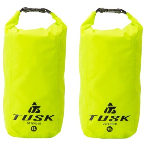 TUSK Defender Dry Bag 15 Liter Flo Green miniatura 2