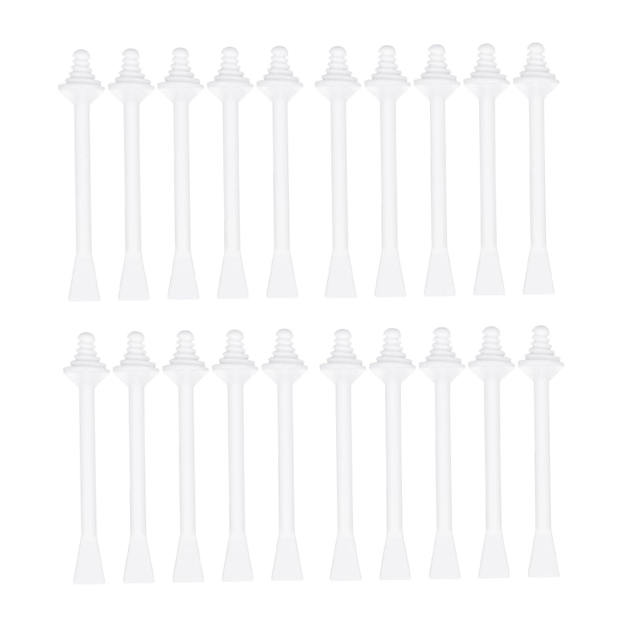 Healeved Plastic Disposable Wax Applicator Stick 20pcs for Nose Hair Facial Hair Removal