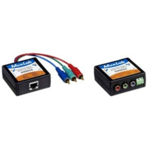 MuxLab 500054 Component Video/IR Pass-Thru Balun, Male