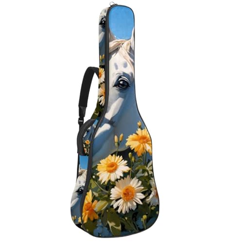 Housse de protection pour guitare en tissu imperméable premium aux finitions soignées multicolores