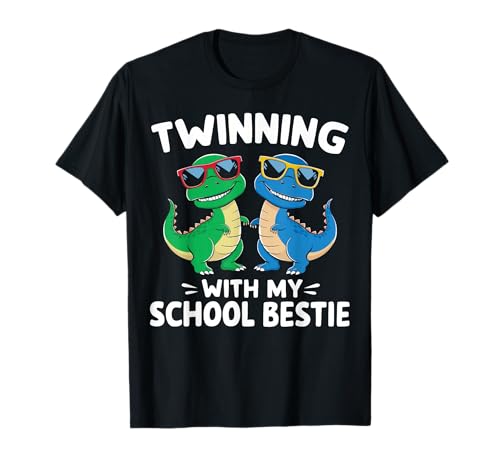 Twin Day Best Friend School Twinning with My Bestie Matching T-Shirt