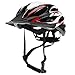 XQmax® Allround Fahrradhelm für Kinder & Teenager - Rot | inkl. Luftschlitze - Kinngurt - Schnellverschluss - Crossblende