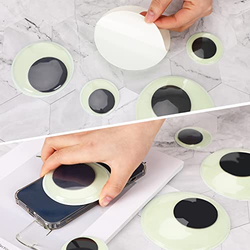 glow in the dark googly eyes - self adhesive craft sticker large sticky eyes in 234 334 434 for diy decoration