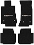 Lloyd Mats Heavy Duty Carpeted Floor Mats for Cadillac CTS-V Sedan 2016-2020 (Charcoal, 4 PC - Centered Logo)