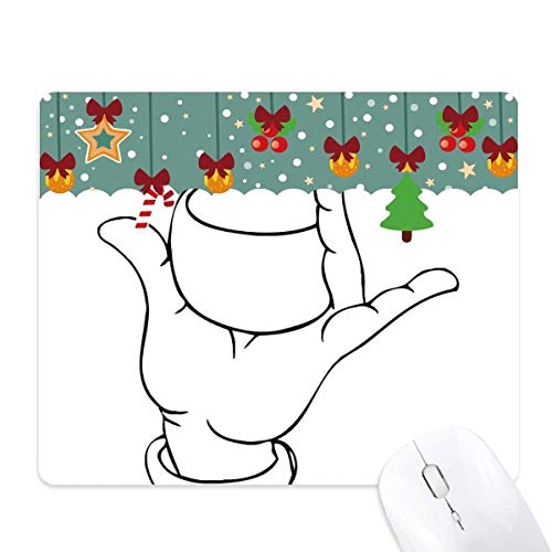 Alfombrilla de ratón de Navidad con diseño budista de líneas, el regalo ideal