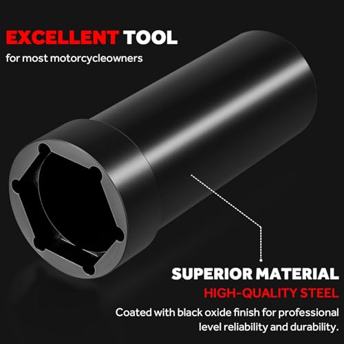 Bloqué sur l'écrou de transmission? Douille arbre principal 7/8 pour Harley