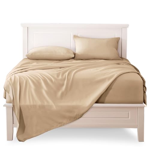 FARFALLAROSSA Sabanas 135 x 190 - Juego Sábanas 135x200 3 Piezas Algodón con Bajera 135x190 Ajustable, Encimera Cama 135 y 1 Fundas de Almohada 50x80cm