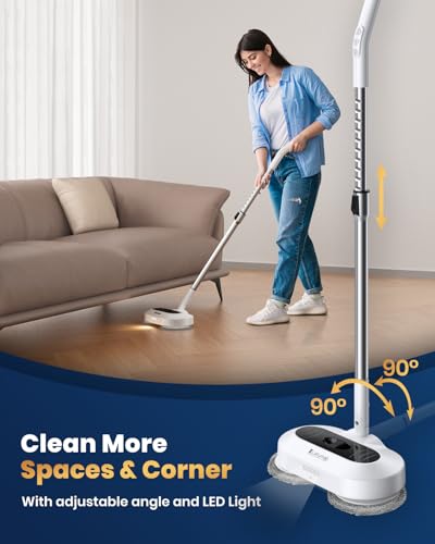 Latumab MR-A3 Cordless Electric Mop With Led Headlight & Water Sprayer thumb #3