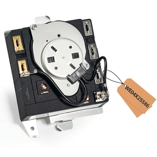 Image of WE04X25586 234D2377P007 TMD1CM33 Dryer Timer Compatible with GE /Hotpoint Dryer Replacement Part AP6032632 4467041 PS11763073 OEM Upgraded Dryer Timer, 1 Year Warranty