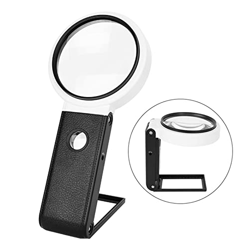 Magnifying Glass with Light and Stand Craft Magnifying Glass Jewellers Magnifying Glass for Reading Appraisal of Jewelry Soldering -6X 25X - Image 2