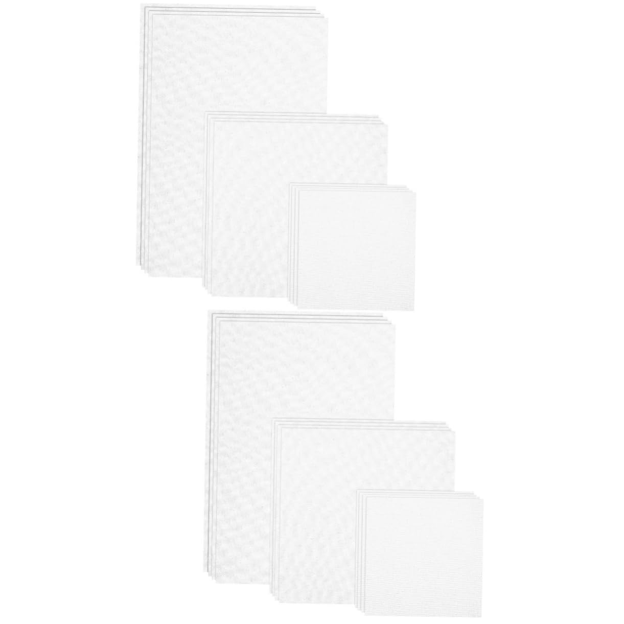 Housoutil 2 Set Pz Tessuto per Ricamo per Ricamo DIY E Decorazioni per Casa 12 Pezzi * 2