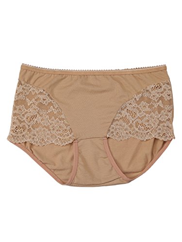 Image of Clovia Women's Cotton High Waist Hipster with Lace Wings