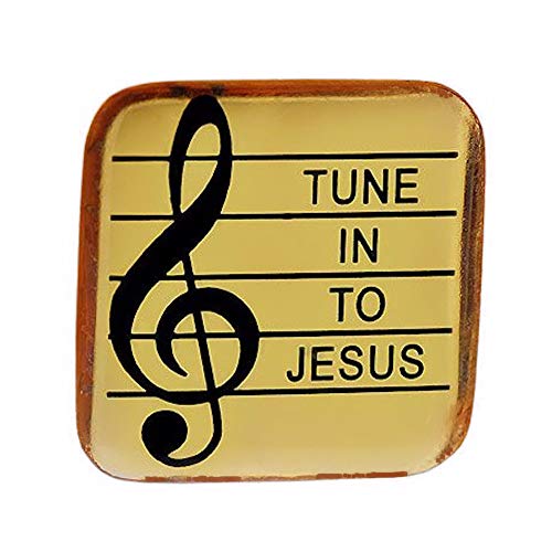 Tune in to Jesus Music Pins - Pack of 10