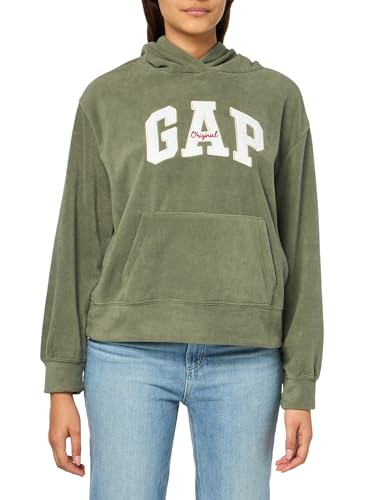 GAP Women's Logo Microfleece Hoodie