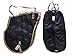 AJ Tack English Padded Saddle and Bridle Carrier Set Black
