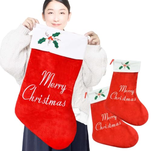 iikuru 沢山入る クリスマス プレゼント 大きい 袋 サンタ 靴下 サンタクロース クリスマスプレゼントのサムネイル