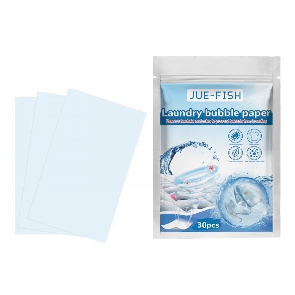 5x30 Wash Paper Sheets Soap Softener for Washing Machine Cleaning-image-32