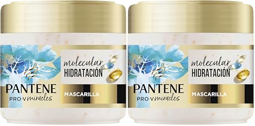 Pantene Pro-V Miracles Hidratación y Brillo Mascarilla Intensiva con Biotina, 300ml Tratamiento Intensivo Para Pelo Seco y Dañado. Pelo más Suave después del Primer Uso. Apto para Uso Diario