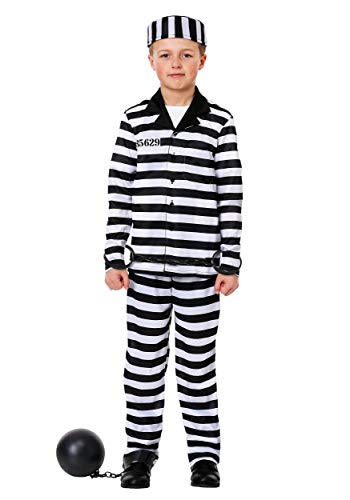 Disfraz Completo Prisionero Niño - Camisa, Pantalón, Sombrero miniatura 2