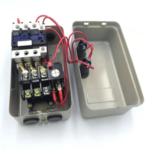 Contactor AC de bobina 220V/380V para motor trifásico 11KW 15 HP con arrancador magnético 3 fases 26A QCX5-32/11KW miniatura 2