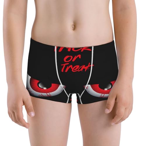 Boys' Cotton Boxer Brief Soft Underwear-Happy Halloween2