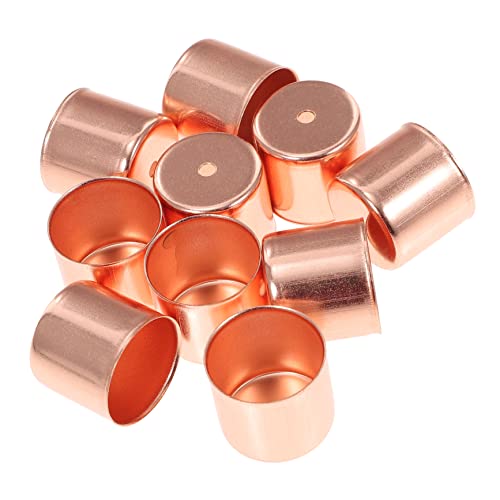 Angoily 10piezas Portavelas De Metal Contenedor para Velas Protector Antigoteo Portavelas Hogar Decorativos Sencillos
