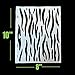 LiME LiNE Airbrush Stencil Set, Wood Grain, Grunge, Animal Print Custom Paint Template