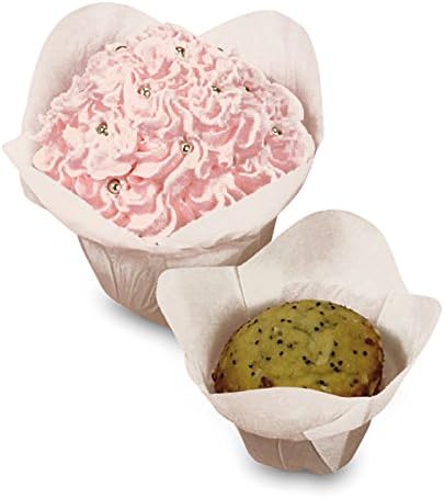 Cartón blanco Mini Cupcakes de lotocajas de panadería de panadería250cada de papel por Mart