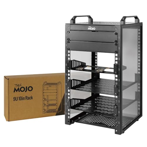 Mini rack 9U 10 pouces Tecmojo pour installer votre serveur NAS dans le bureau