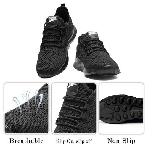 Mens Running Shoes Women Slip On Tennis Walking Sneakers Athletic Breathable Non Slip Gym Casual Lightweight Workout Sport Unisex Shoe2