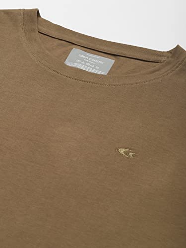 Image of Allen Cooper Men's Super Combed Cotton Rich Solid Round Neck Half Sleeve T-Shirt