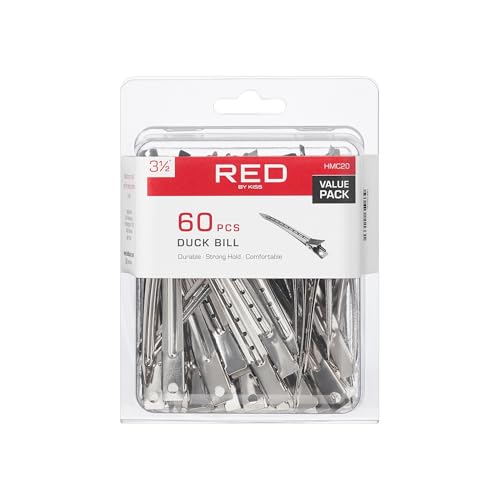 Pinzas de metal para cabello Red by Kiss, pack de 60 miniatura 3