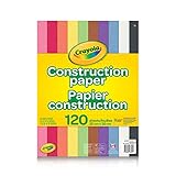 Crayola 120 Pages Construction Paper Pad, School and Craft Supplies, Teacher and Classroom Supplies, Gift for Boys and Girls, Kids, Ages 3,4, 5, 6 and Up, Stocking, Arts and Crafts, Gifting
