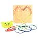 TOYANDONA en Bois Geoboard Mathématiques Manipulatrice Matériau Tableau Bloc Geo Conseil Graphique Laçage Threading Jouets Éducatifs Jouets Tige Puzzle Matrice Casse- Tête Cadeau