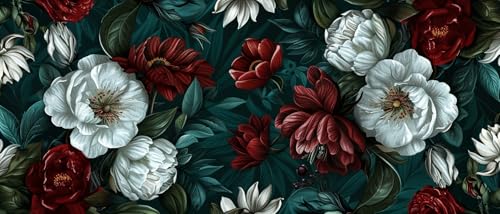 Broderie diamant kit complet 5D fleur 60x120cm aux détails d'exception - 4